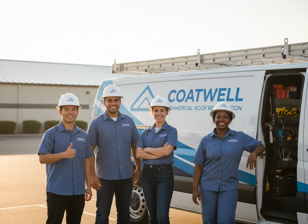 Commercial roof coating company in Hessmer, LA